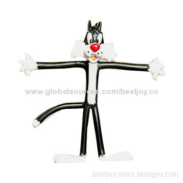 Perfect Cat-shaped Flexible Figure Toy, for Promotional Gifts or Collections